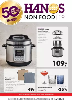Catalogus van HANOS in Boxmeer | HANOS Courant 19 Non-food | 2025-09-07T00:00:00.000Z - 2025-09-21T00:00:00.000Z