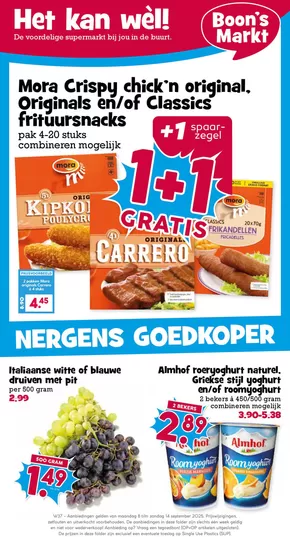 Catalogus van Boon's Markt in Boxmeer | Topdeals en kortingen | 2025-09-08T00:00:00.000Z - 2025-09-22T00:00:00.000Z
