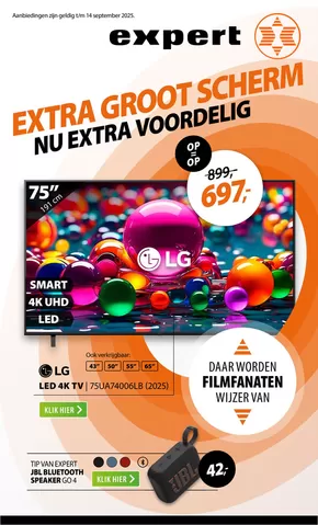 Catalogus van Expert in Nieuweschoot | Folder Expert | 2025-09-08T00:00:00.000Z - 2025-09-14T00:00:00.000Z