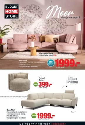 Catalogus van Budget Home Store in Heerenveen | Budget Home Store folder | 2025-09-08T00:00:00.000Z - 2025-09-22T00:00:00.000Z