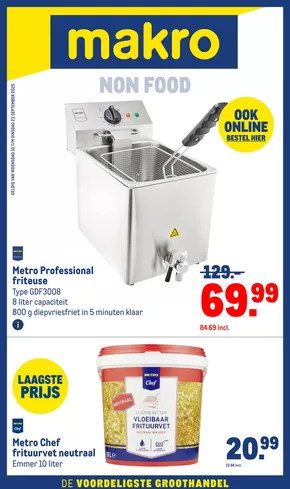 Catalogus van Makro in Nieuweschoot | Non Food | 2025-09-10T00:00:00.000Z - 2025-09-23T00:00:00.000Z