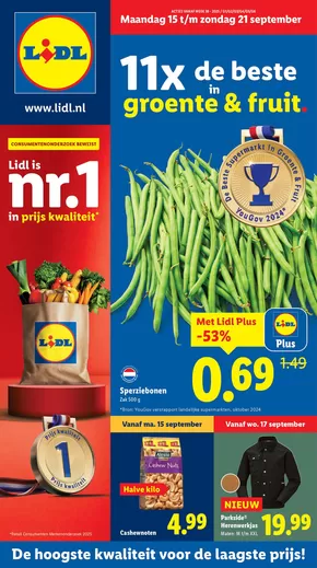 Catalogus van Lidl in Gorinchem | Geweldig aanbod voor alle klanten | 2025-09-11T00:00:00.000Z - 2025-09-21T00:00:00.000Z