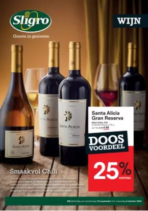 Catalogus van Sligro in Haarlem | Geweldig aanbod voor alle klanten | 2025-09-18T00:00:00.000Z - 2025-10-06T00:00:00.000Z