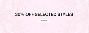 30% off selected styles