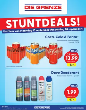 Catalogus van Medikamente die grenze in Almere | DieGrenze Folder Week 38 39 2025 | 2025-09-01T00:00:00.000Z - 2025-09-14T00:00:00.000Z