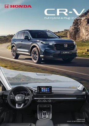 Catalogus van Honda in Berg en Dal | Honda CR-V e:HEV &amp; e:PHEV — Prijslijst | 2025-09-13T00:00:00.000Z - 2025-09-27T00:00:00.000Z
