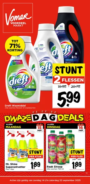 Catalogus van Vomar in Volendam | Folder van volgende week | 2025-09-14T00:00:00.000Z - 2025-09-20T00:00:00.000Z
