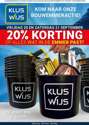 Catalogus van Kluswijs in Apeldoorn | Bespaar nu met onze deals | 2025-09-13T00:00:00.000Z - 2025-09-27T00:00:00.000Z