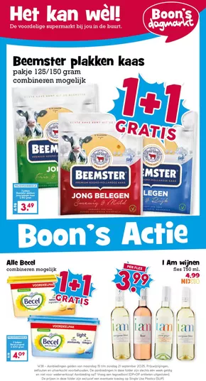 Catalogus van Boon's Markt in Hilversum | Onze beste deals voor u | 2025-09-14T00:00:00.000Z - 2025-09-28T00:00:00.000Z