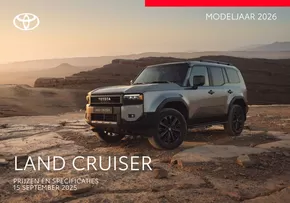 Catalogus van Toyota in Beneden-Leeuwen | landcruiser | 2025-09-15T00:00:00.000Z - 2025-09-29T00:00:00.000Z