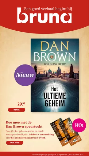Catalogus van Bruna in Apeldoorn | Bruna folder | 2025-09-15T00:00:00.000Z - 2025-09-29T00:00:00.000Z