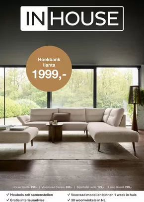Catalogus van IN.HOUSE | Hoekbank Ilanta 1999,- | 2025-09-15T00:00:00.000Z - 2025-09-27T00:00:00.000Z