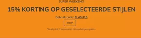 Catalogus van Skechers in Venlo | 15% korting op geselecteerde stijlen | 2025-09-18T00:00:00.000Z - 2025-09-22T00:00:00.000Z