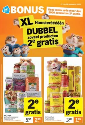 Catalogus van Albert Heijn in Zoetermeer | Nieuwe aanbiedingen om te ontdekken | 2025-09-22T00:00:00.000Z - 2025-09-28T00:00:00.000Z