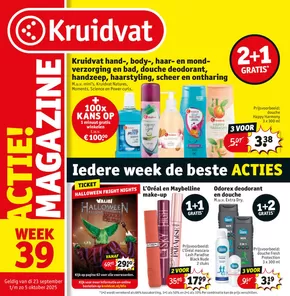 Catalogus van Kruidvat in Winsum | Kruidvat folder | 2025-09-21T00:00:00.000Z - 2025-10-05T00:00:00.000Z
