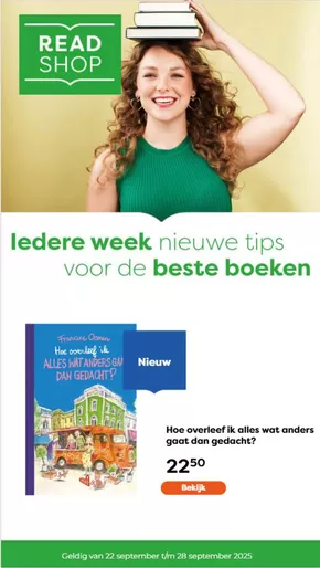 Catalogus van The Read Shop in Lelystad | Ledere week nieuwe tips voor de beste boeken | 2025-09-22T00:00:00.000Z - 2025-09-28T00:00:00.000Z