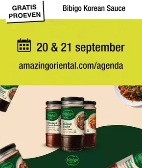 Catalogus van Amazing Oriental in Rotterdam | Topdeals en kortingen | 2025-09-26T00:00:00.000Z - 2025-10-10T00:00:00.000Z