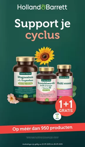 Catalogus van Holland & Barrett in Maastricht | Kortingen en acties | 2025-09-26T00:00:00.000Z - 2025-10-10T00:00:00.000Z