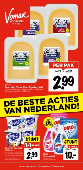 Catalogus van Vomar in Almere | De beste aanbiedingen van Nederland | 2025-09-26T00:00:00.000Z - 2025-10-10T00:00:00.000Z