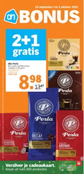 Catalogus van Albert Heijn in Rotterdam | Geweldige kortingen op geselecteerde producten | 2025-09-27T00:00:00.000Z - 2025-10-11T00:00:00.000Z