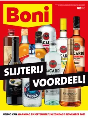 Catalogus van Boni in Amstelveen | Boni Slijterij folder week 40 t/m week 44 | 2025-09-29T00:00:00.000Z - 2025-11-02T00:00:00.000Z