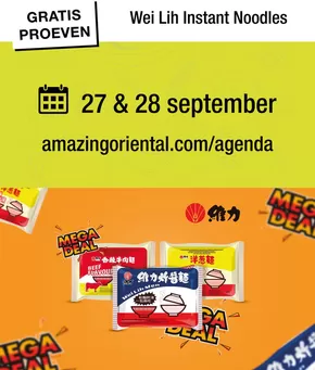 Catalogus van Amazing Oriental in Rotterdam | Geweldige kortingen op geselecteerde producten | 2025-09-28T00:00:00.000Z - 2025-10-12T00:00:00.000Z