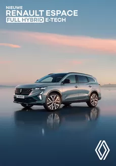 Catalogus van Renault in Merkelbeek | Renault Nieuwe Espace | 2025-09-28T00:00:00.000Z - 2026-09-28T00:00:00.000Z