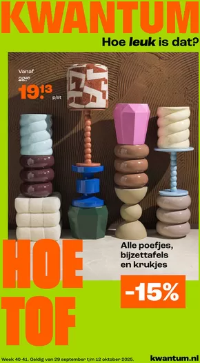 Catalogus van Kwantum in Den Haag | Kwantum Folder - Wk 40-41 Kwantum Folder Nl | 2025-09-29T00:00:00.000Z - 2025-10-13T00:00:00.000Z