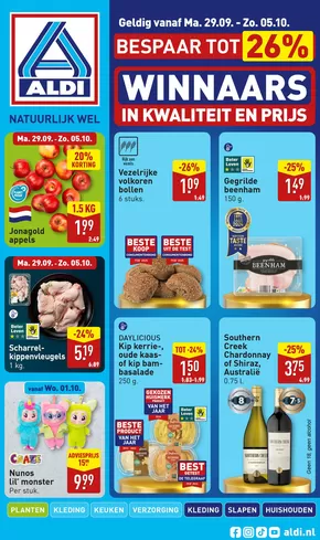 Catalogus van Aldi in Arnhem | ALDI folder van deze week | 2025-09-29T00:00:00.000Z - 2025-10-13T00:00:00.000Z