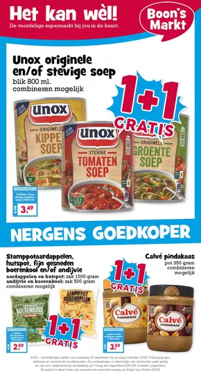 Catalogus van Boon's Markt in Zeist | Geweldig aanbod voor alle klanten | 2025-09-29T00:00:00.000Z - 2025-10-13T00:00:00.000Z