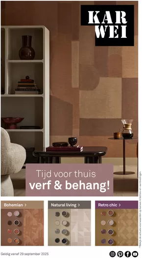 Catalogus van Karwei in Amsterdam | Aanbiedingen voor koopjesjagers | 2025-09-29T00:00:00.000Z - 2025-10-13T00:00:00.000Z