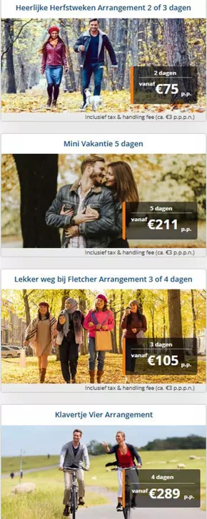 Catalogus van Fletcher Hotels in Terneuzen | Heerlijke Herfstweken Arrangement 2 of 3 dagen | 2025-09-29T00:00:00.000Z - 2025-10-13T00:00:00.000Z