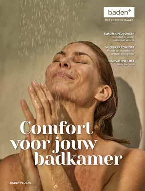 Catalogus van Badenplus in Wezep | Comfort voor jouw badkamer | 2025-09-29T00:00:00.000Z - 2025-11-09T00:00:00.000Z