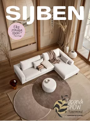 Catalogus van Sijben in Roermond | Japandi SHOW | 2025-09-29T00:00:00.000Z - 2025-12-31T00:00:00.000Z