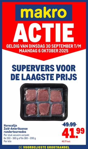 Catalogus van Makro | Actie | 2025-09-30T00:00:00.000Z - 2025-10-06T00:00:00.000Z