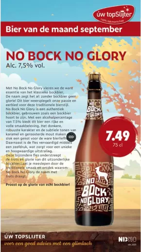 Catalogus van Úw topSlijter in Alkmaar | No bock no glory | 2025-10-01T00:00:00.000Z - 2025-10-31T00:00:00.000Z