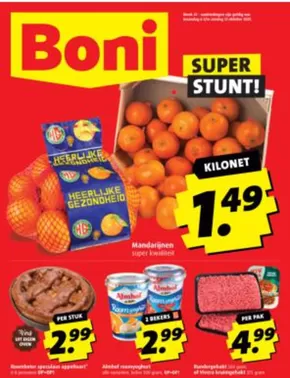 Catalogus van Boni in Den Haag | Boni Folder week 41 | 2025-10-06T00:00:00.000Z - 2025-10-12T00:00:00.000Z