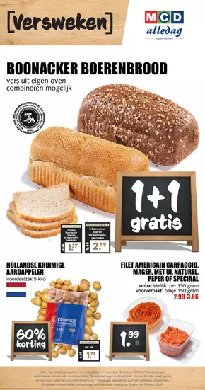 Catalogus van MCD Supermarkt in Zeist | Aanbiedingen voor koopjesjagers | 2025-10-05T00:00:00.000Z - 2025-10-19T00:00:00.000Z