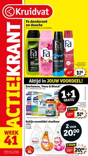 Catalogus van Kruidvat in Culemborg | Kruidvat folder | 2025-10-05T00:00:00.000Z - 2025-10-19T00:00:00.000Z