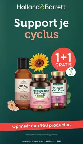 Catalogus van Holland & Barrett in Groningen | Speciale aanbiedingen voor u | 2025-10-06T00:00:00.000Z - 2025-10-20T00:00:00.000Z