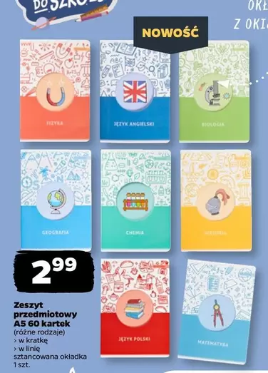Ok - Zeszyt przedmiotowy A5 60 kartek