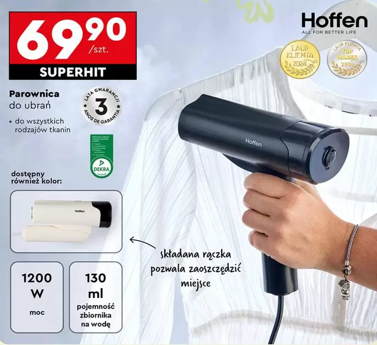 De - Parownica do ubrań