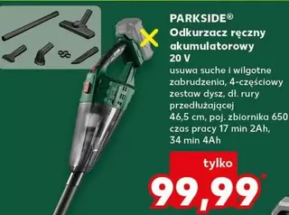 Odkurzacz ręczny akumulatorowy 20 V