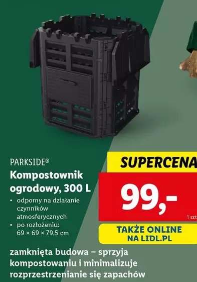 Kompostownik ogrodowy, 300 L
