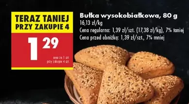 Bułka wysokobiałkowa