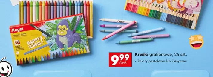 Kredki grafionowe, 24 szt.