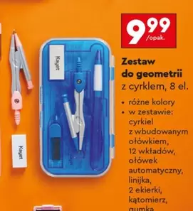 Zestaw do geometrii z cyrklem, 8 el.