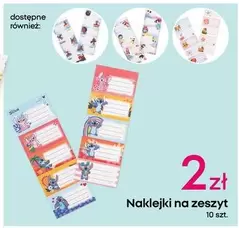 Naklejki na zeszyt