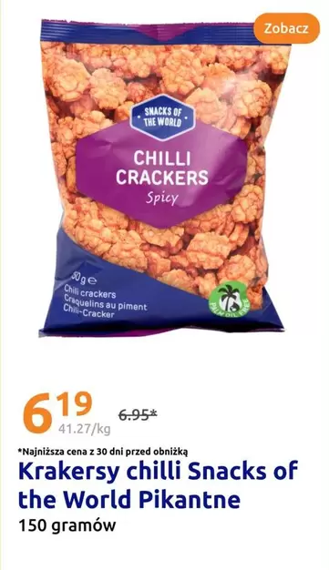 Krakersy chilli Snacks of the World Pikantne