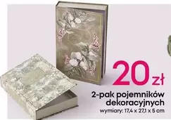 2-pak pojemników dekoracyjnych